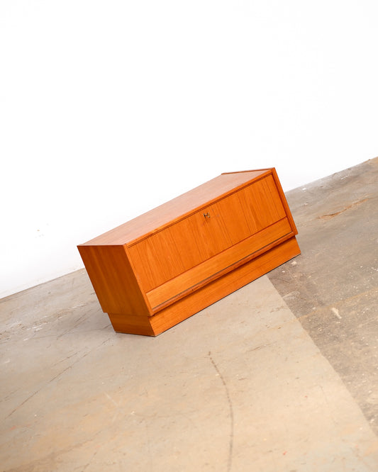 MCM Danish Teak Record Player Cabinet