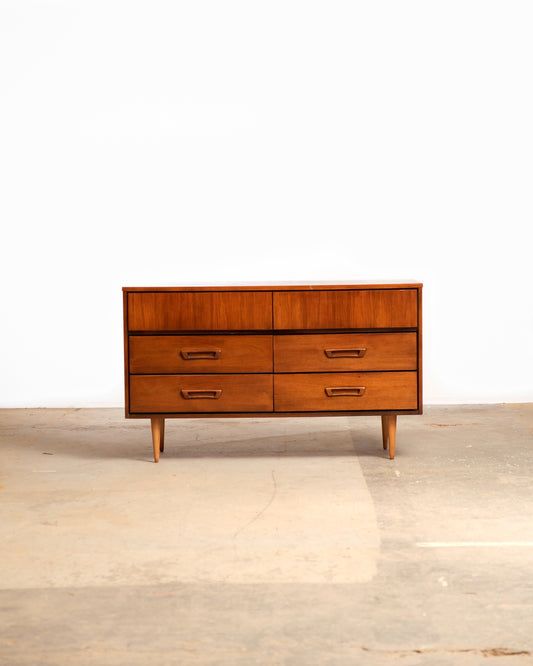 MCM Dark Walnut Dresser by Vic art (1968)