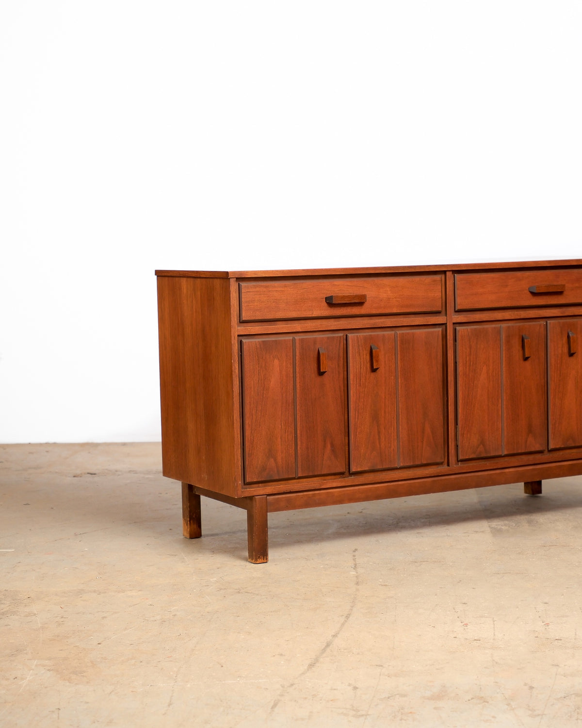 Mid-Century Modern Dark Walnut Credenza by HPL
