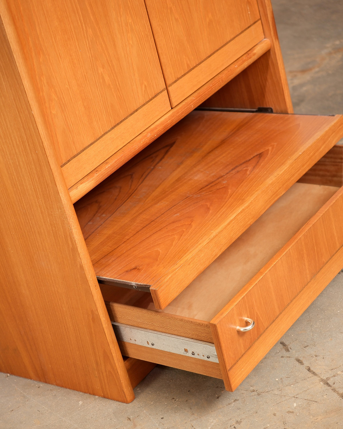 Mid-Century Modern Teak Cabinet (34”W)