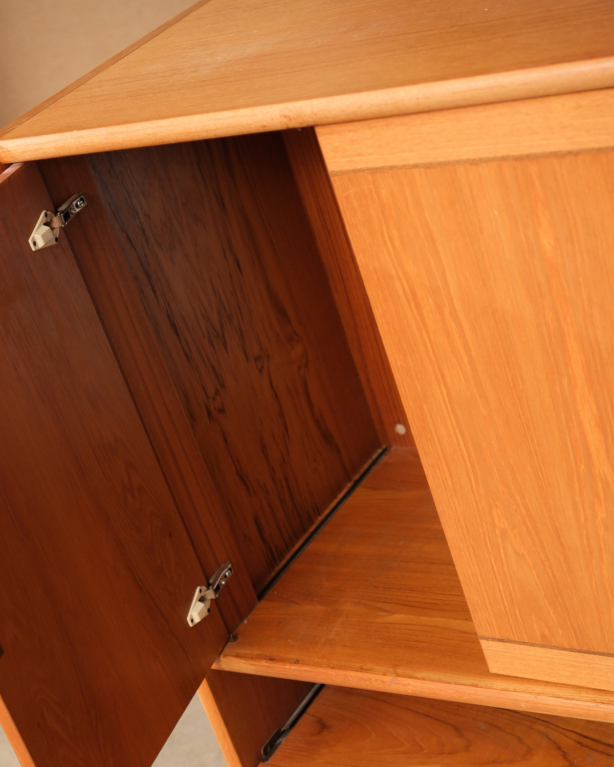 Mid-Century Modern Teak Cabinet (34”W)