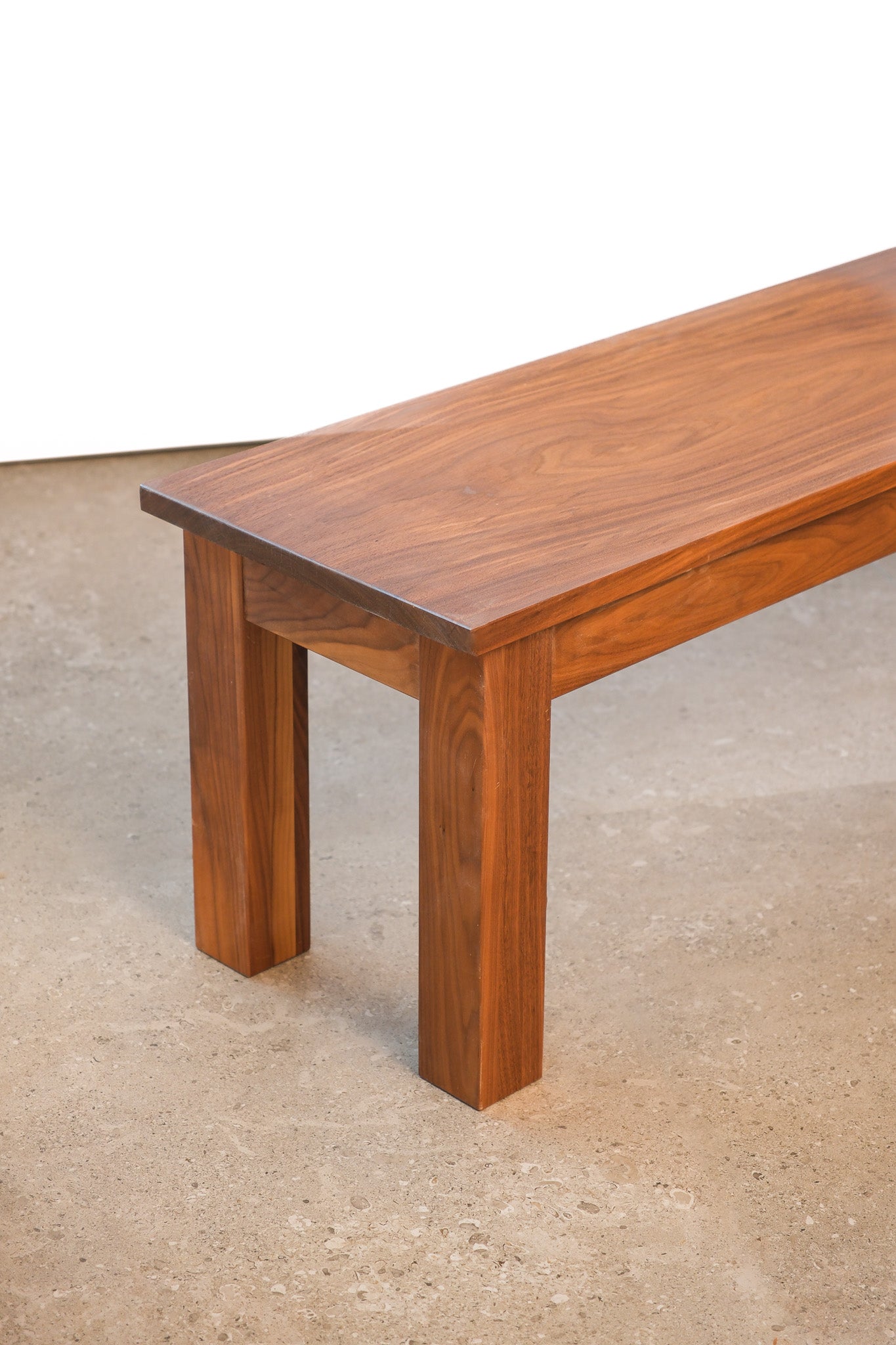 Dark Walnut Bench