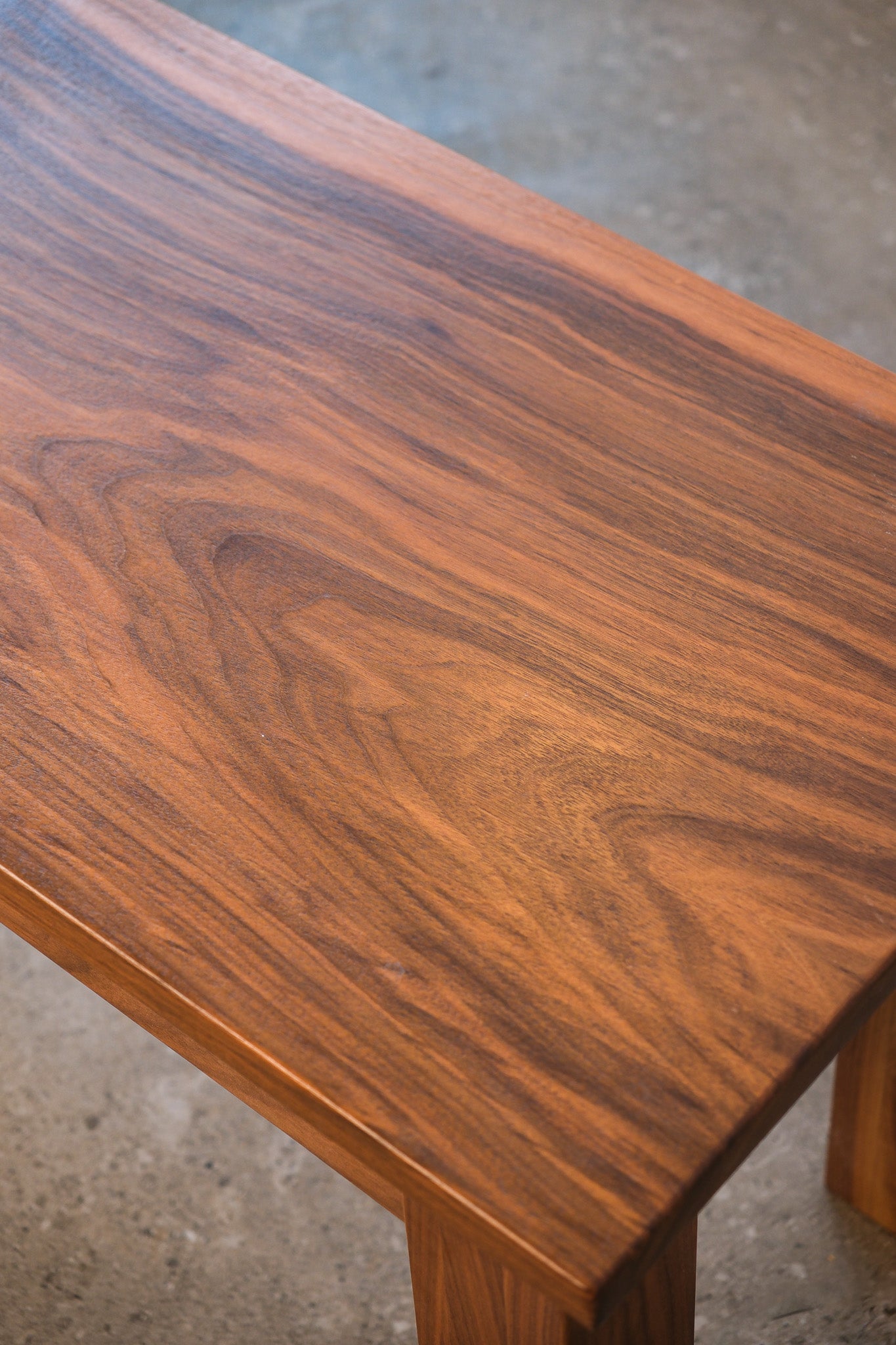 Dark Walnut Bench