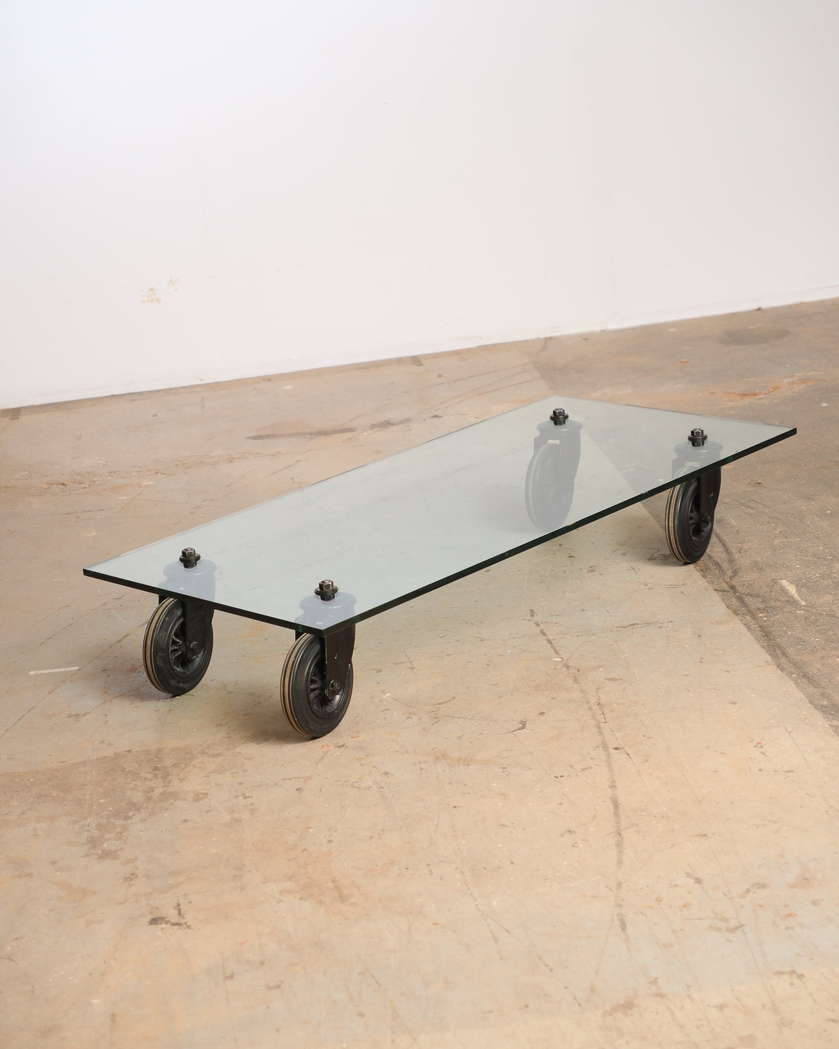 Glass Coffee Table by Gae Aulenti for Fontana Arte, Italy c.1980
