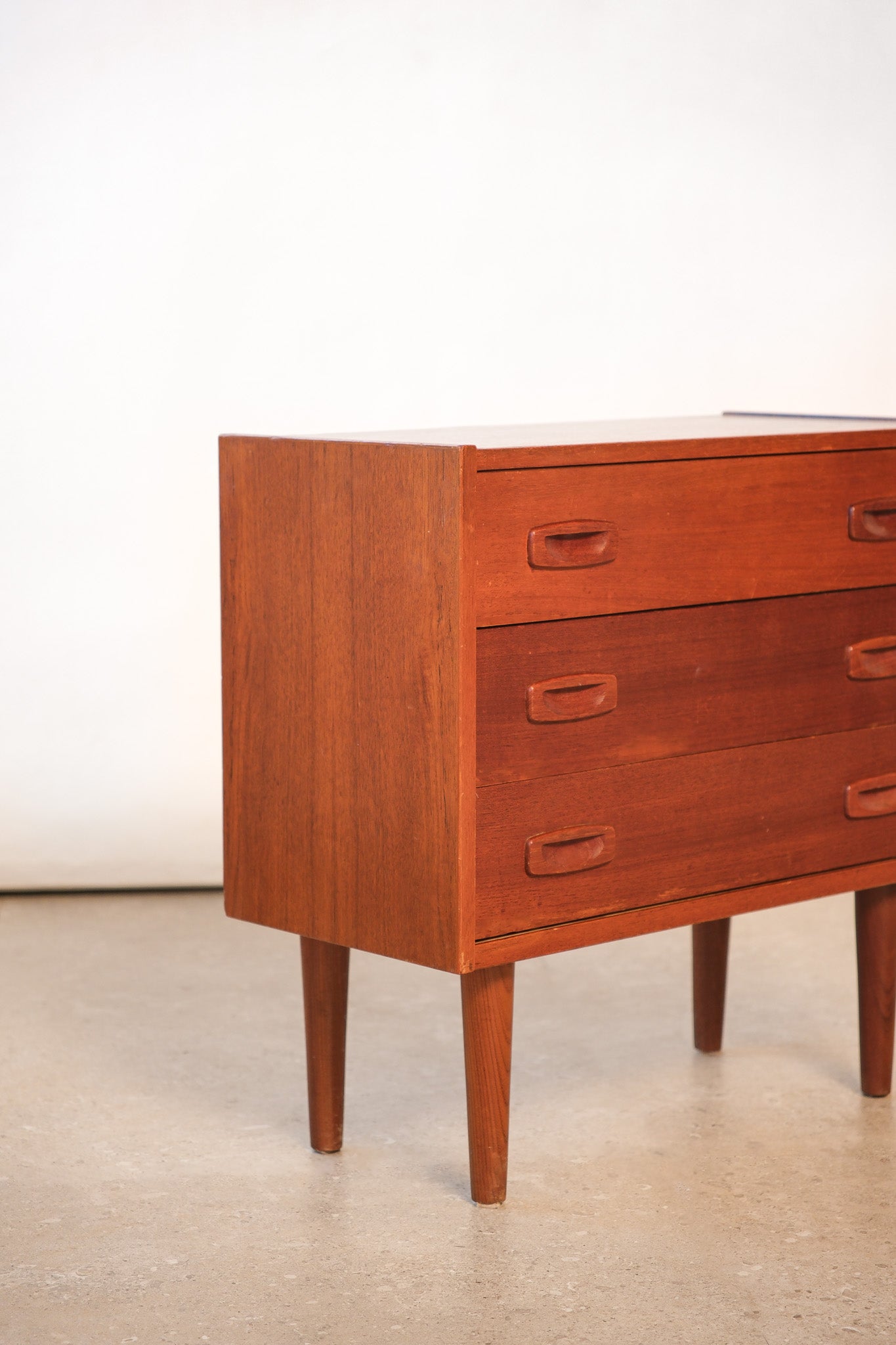 MCM Dark Walnut Small End Table