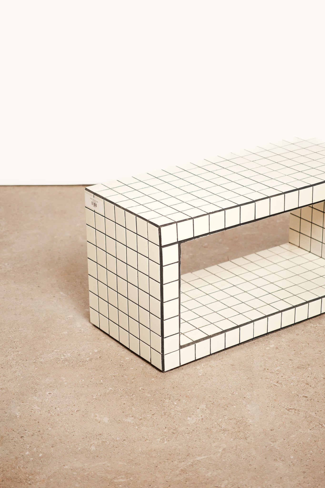 White Tiled Coffee Table