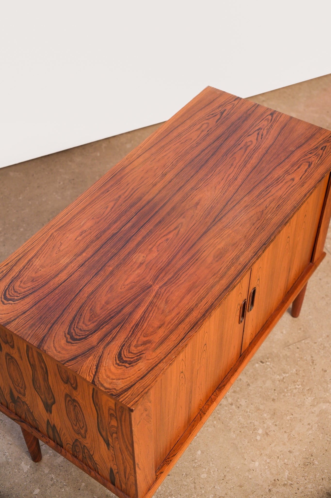MCM Rosewood Record Cabinet