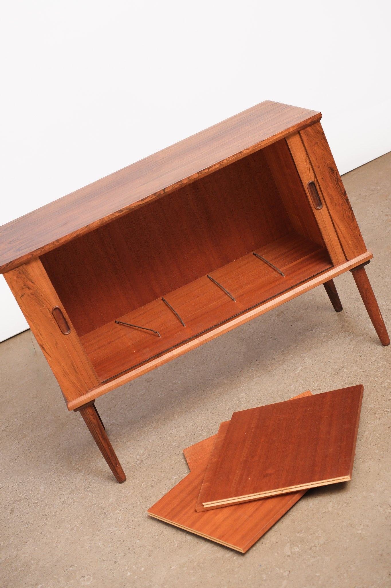 MCM Rosewood Record Cabinet