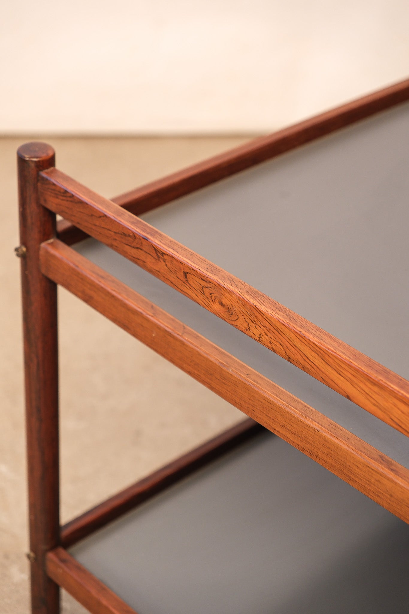 MCM Rosewood Bar Cart