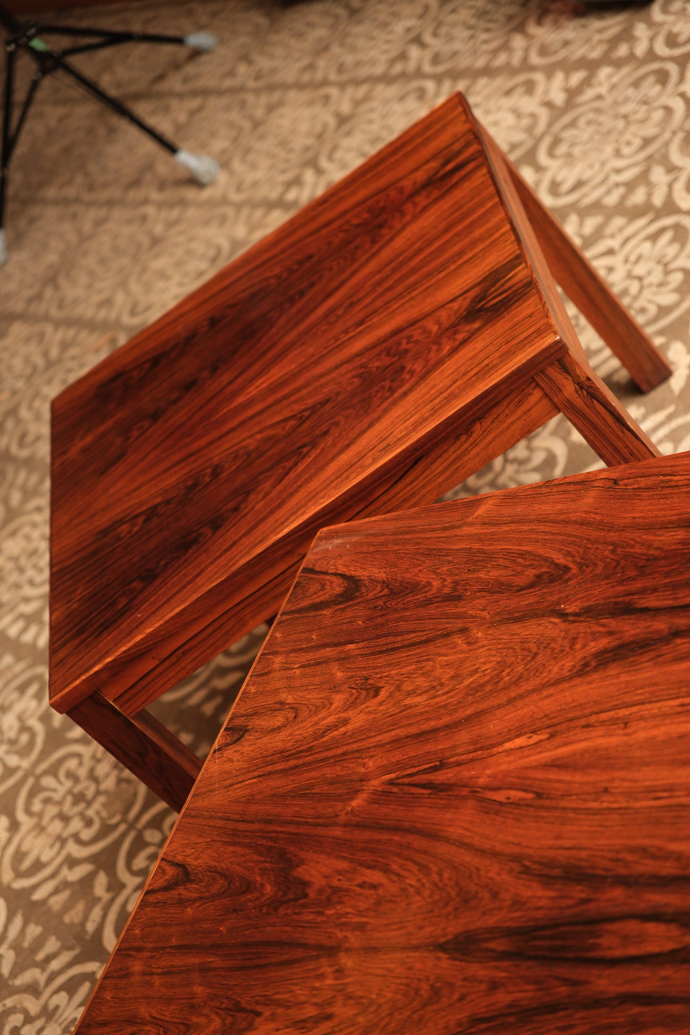 MCM Rosewood Square Coffee Table Set