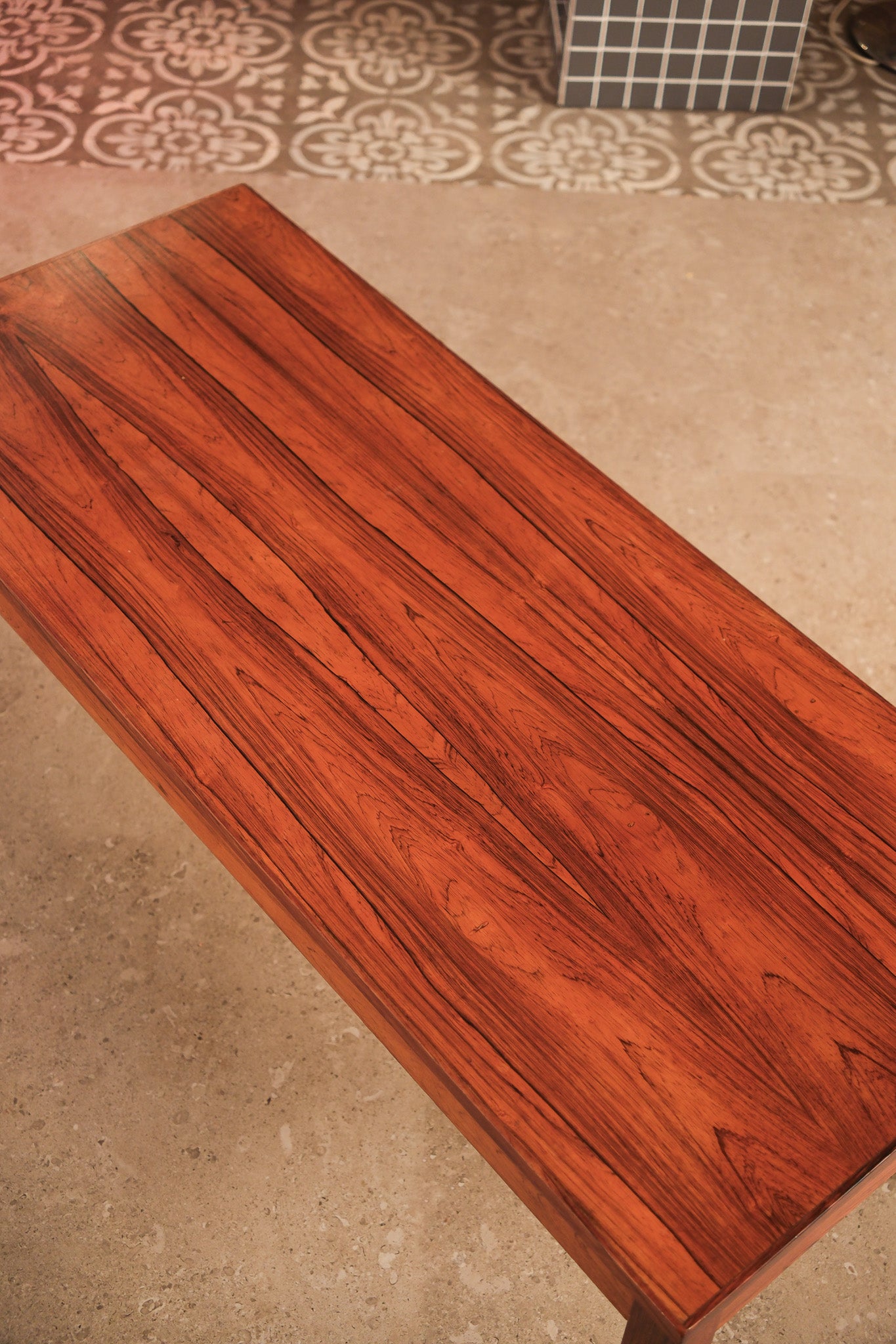 MCM Rosewood Long Coffee Table
