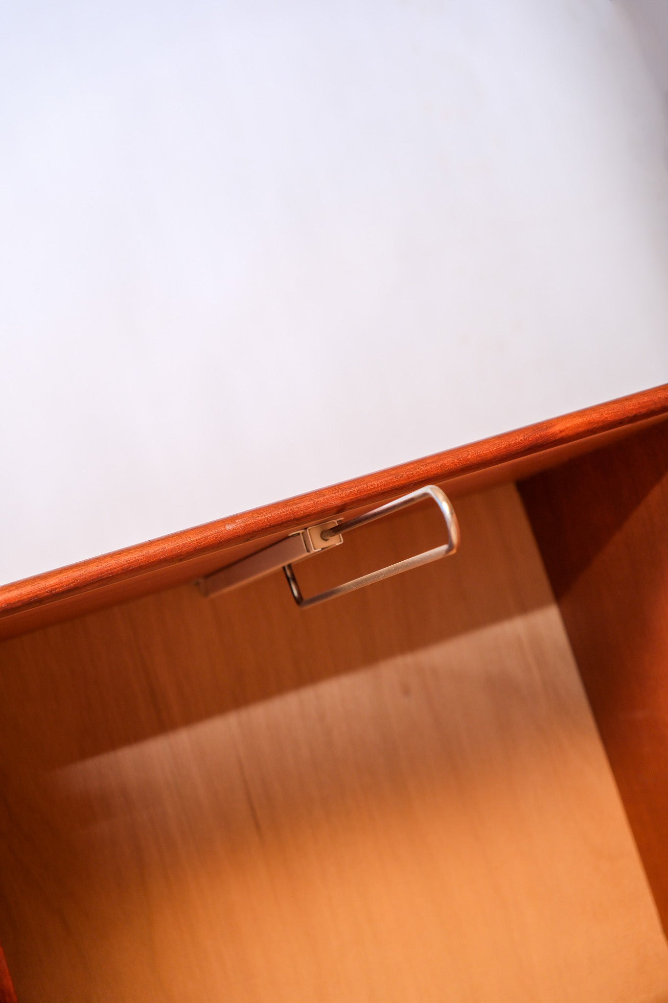 MCM Teak Gentleman's Dresser Black Base