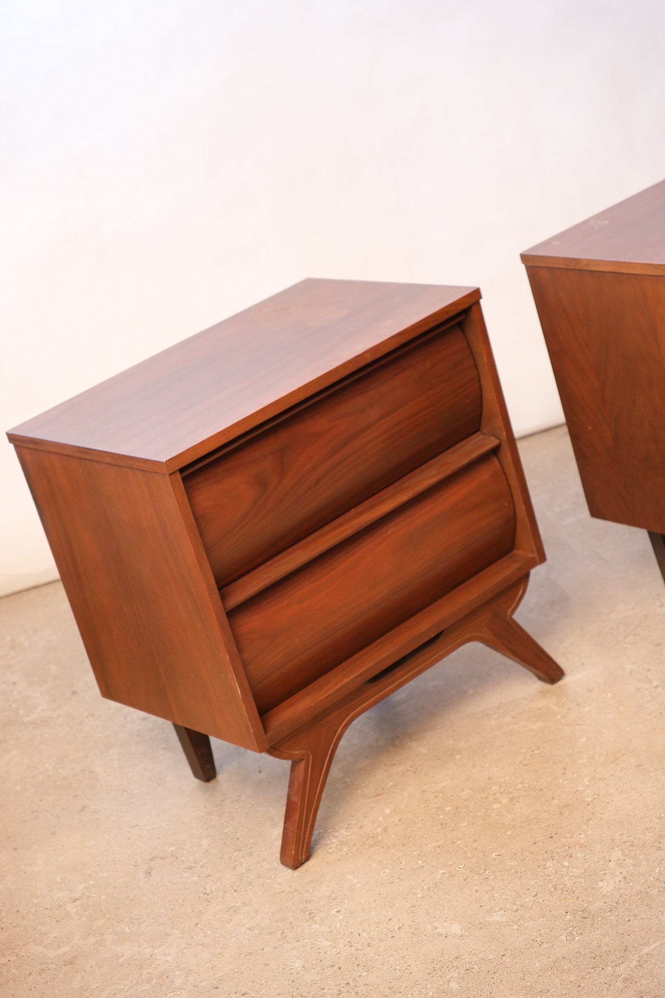MCM Dark Walnut Nightstands