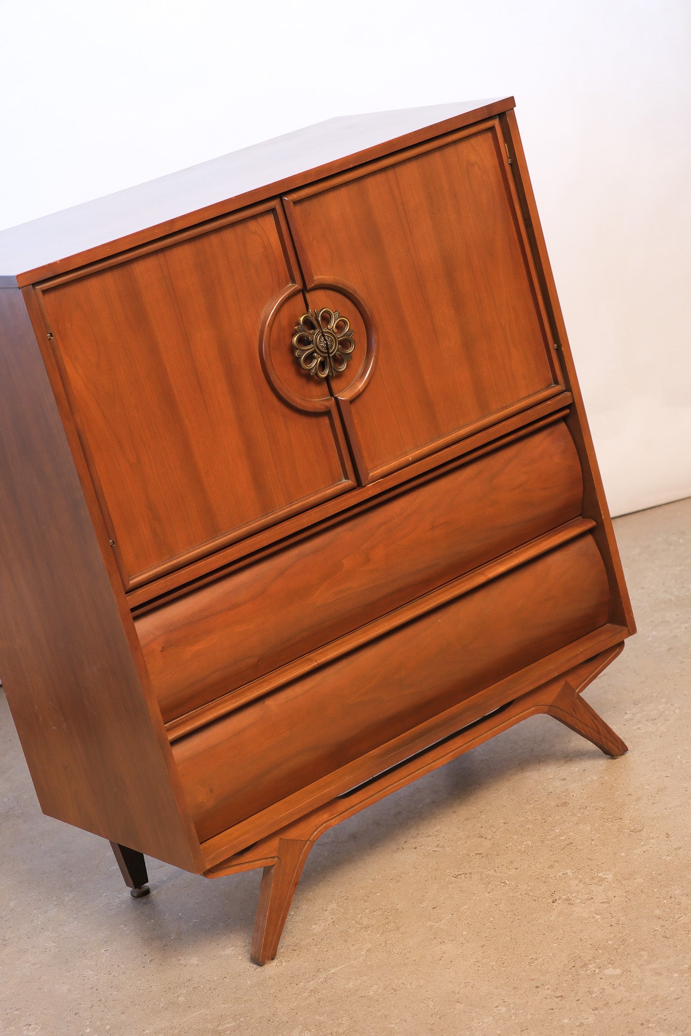 MCM Dark Walnut Tallboy