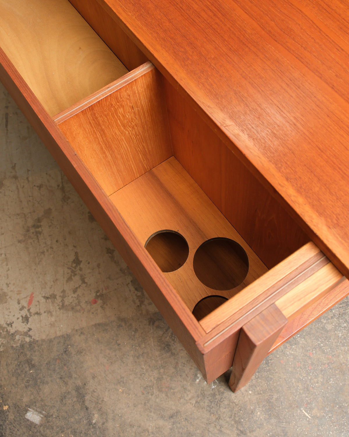 Mid-Century Modern Danish Teak Desk by LYBY Møbler