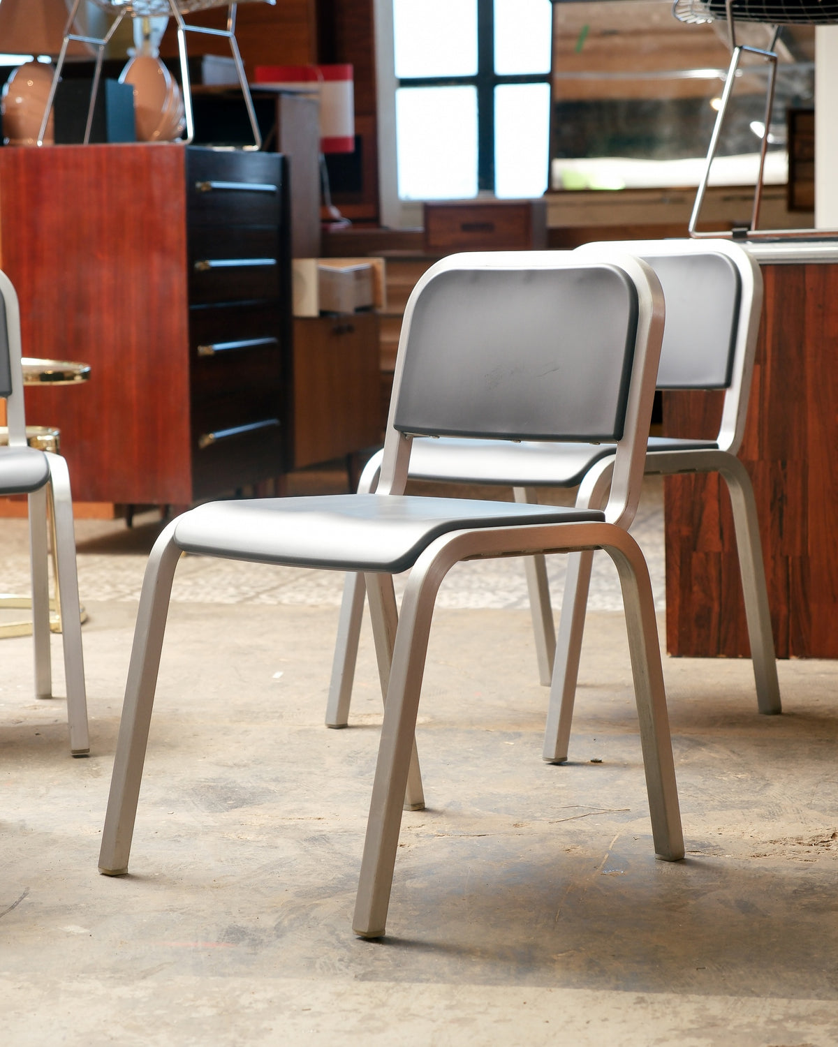 Emeco 1951 Chair Set by Sottsass