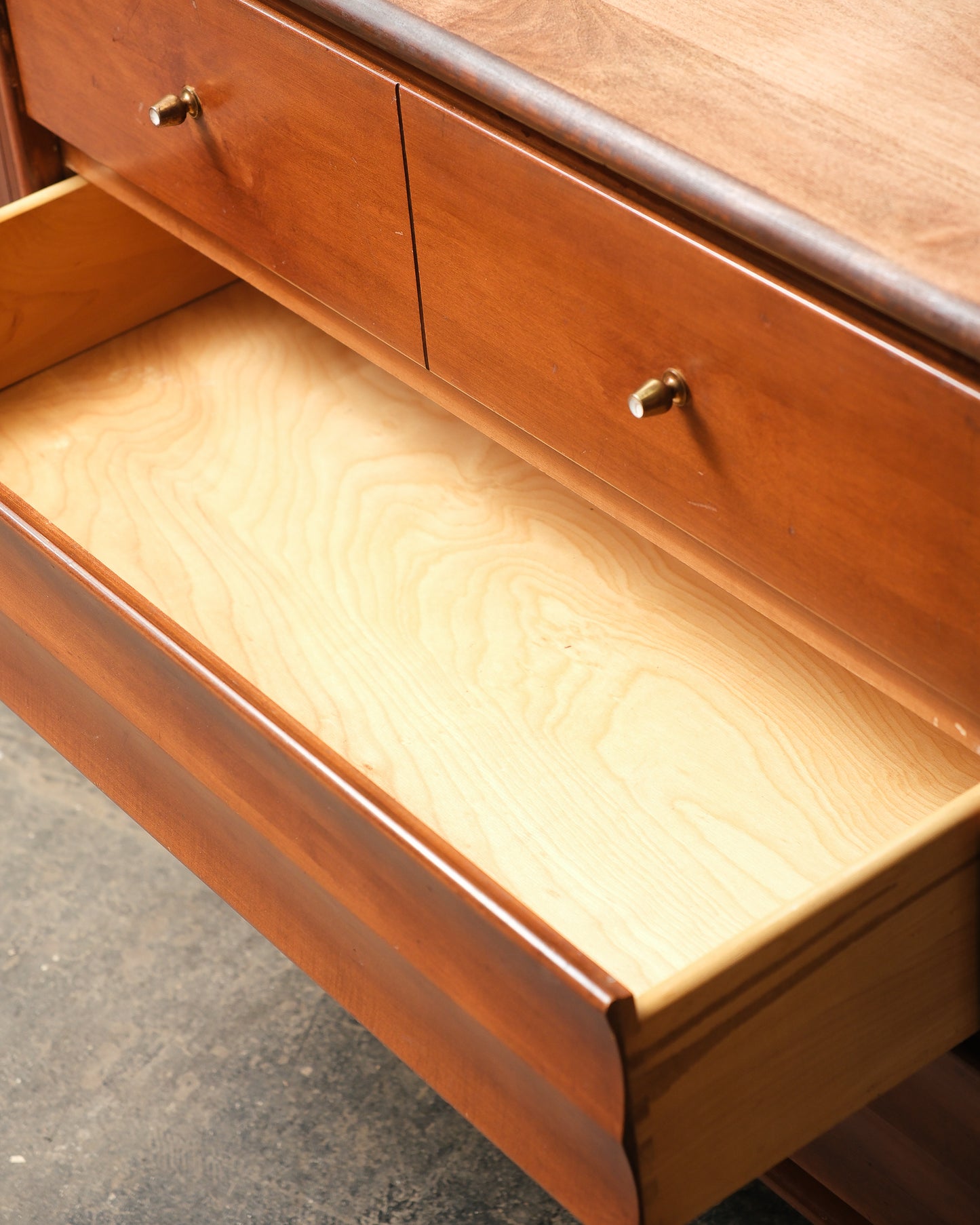 MCM Walnut Credenza by Villas Furniture