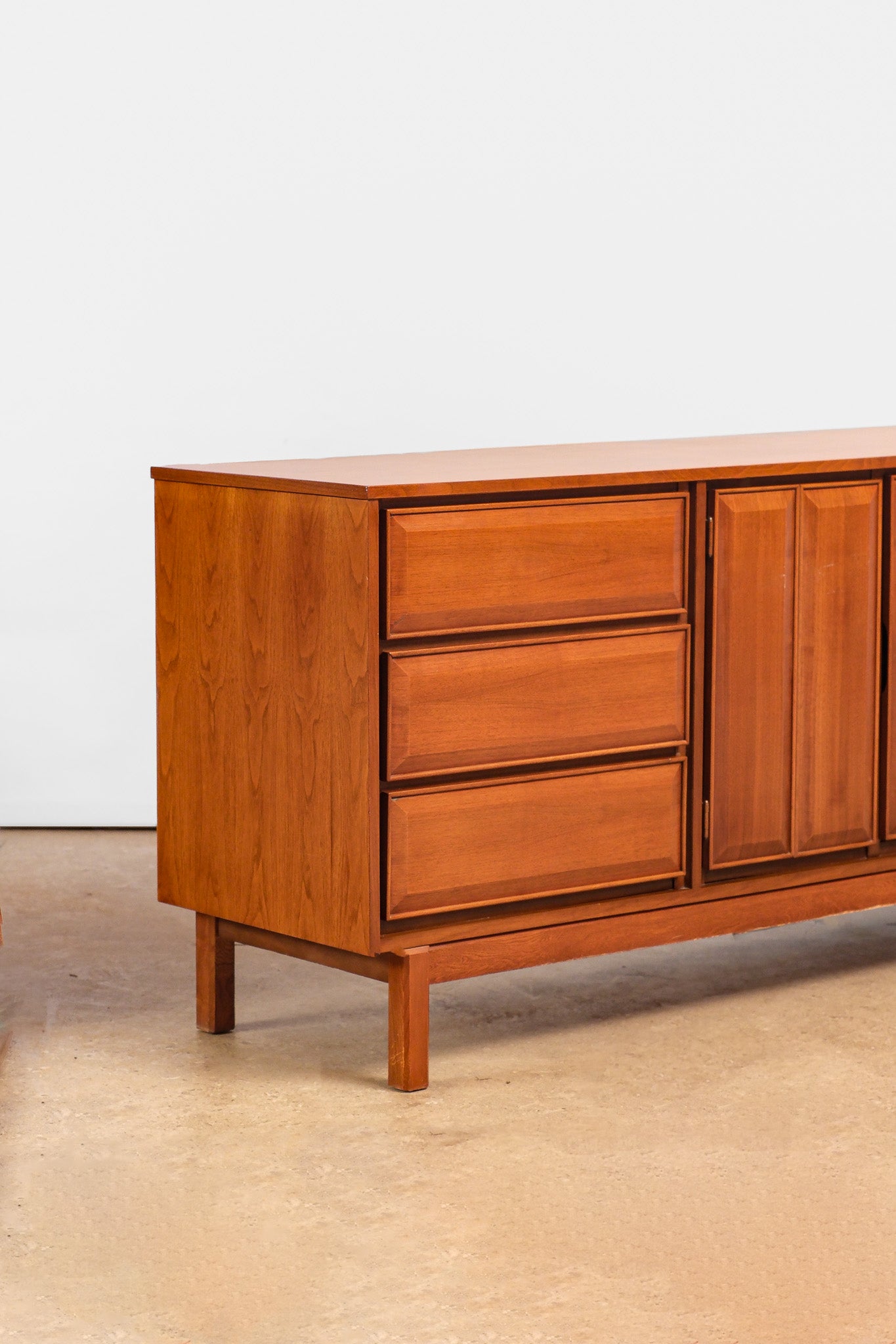 MCM Walnut Dresser By HPL