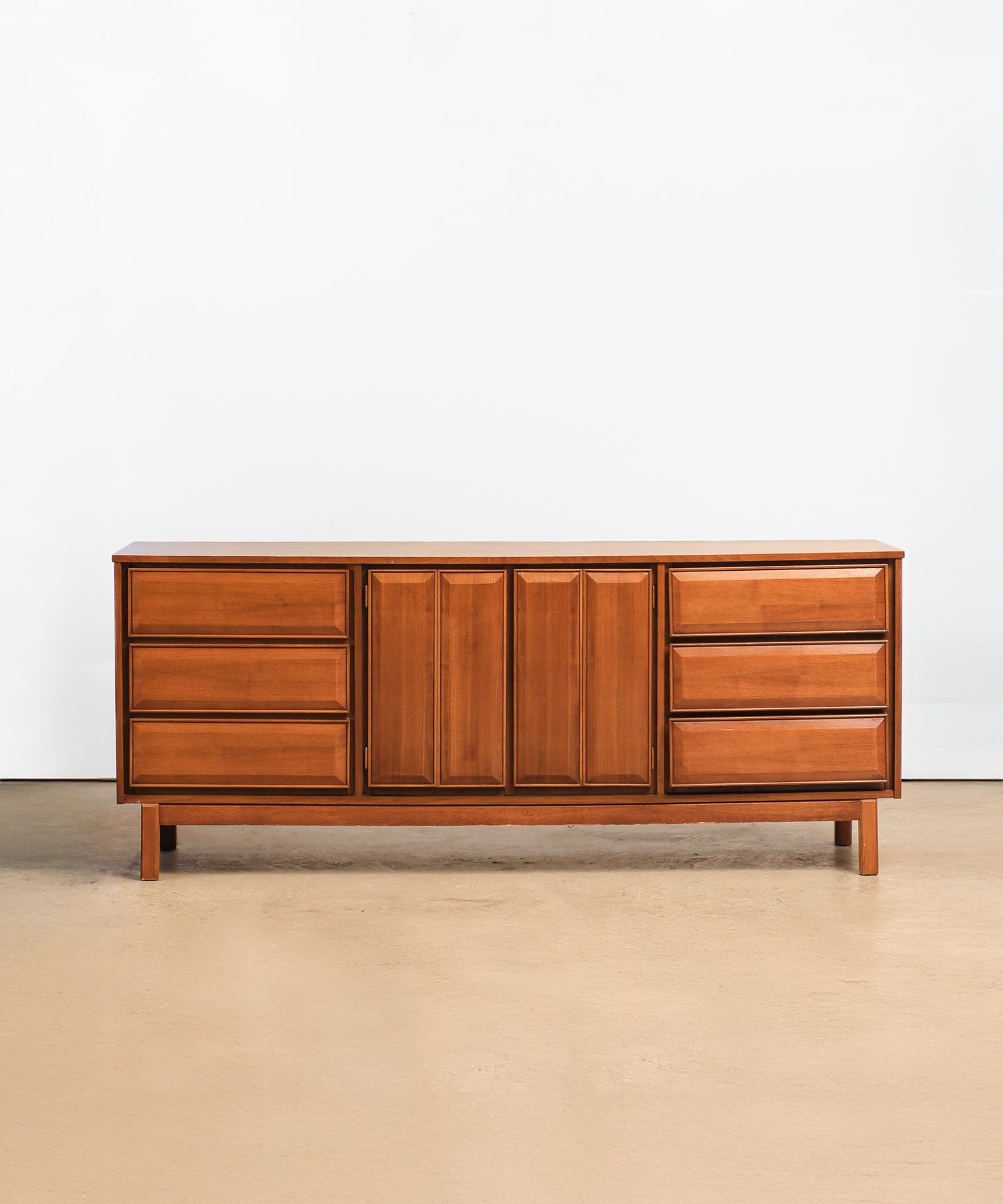 MCM Walnut Dresser By HPL