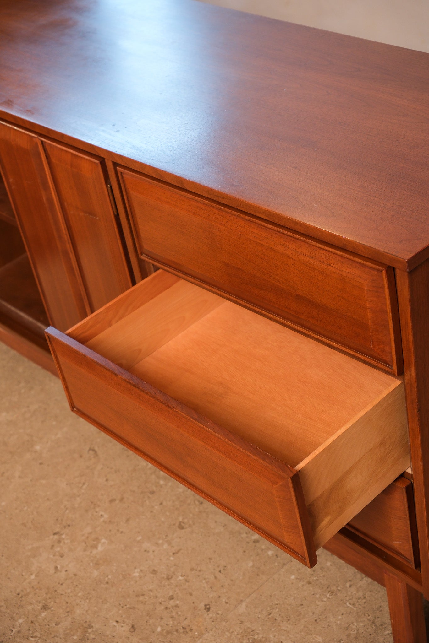 MCM Walnut Dresser By HPL