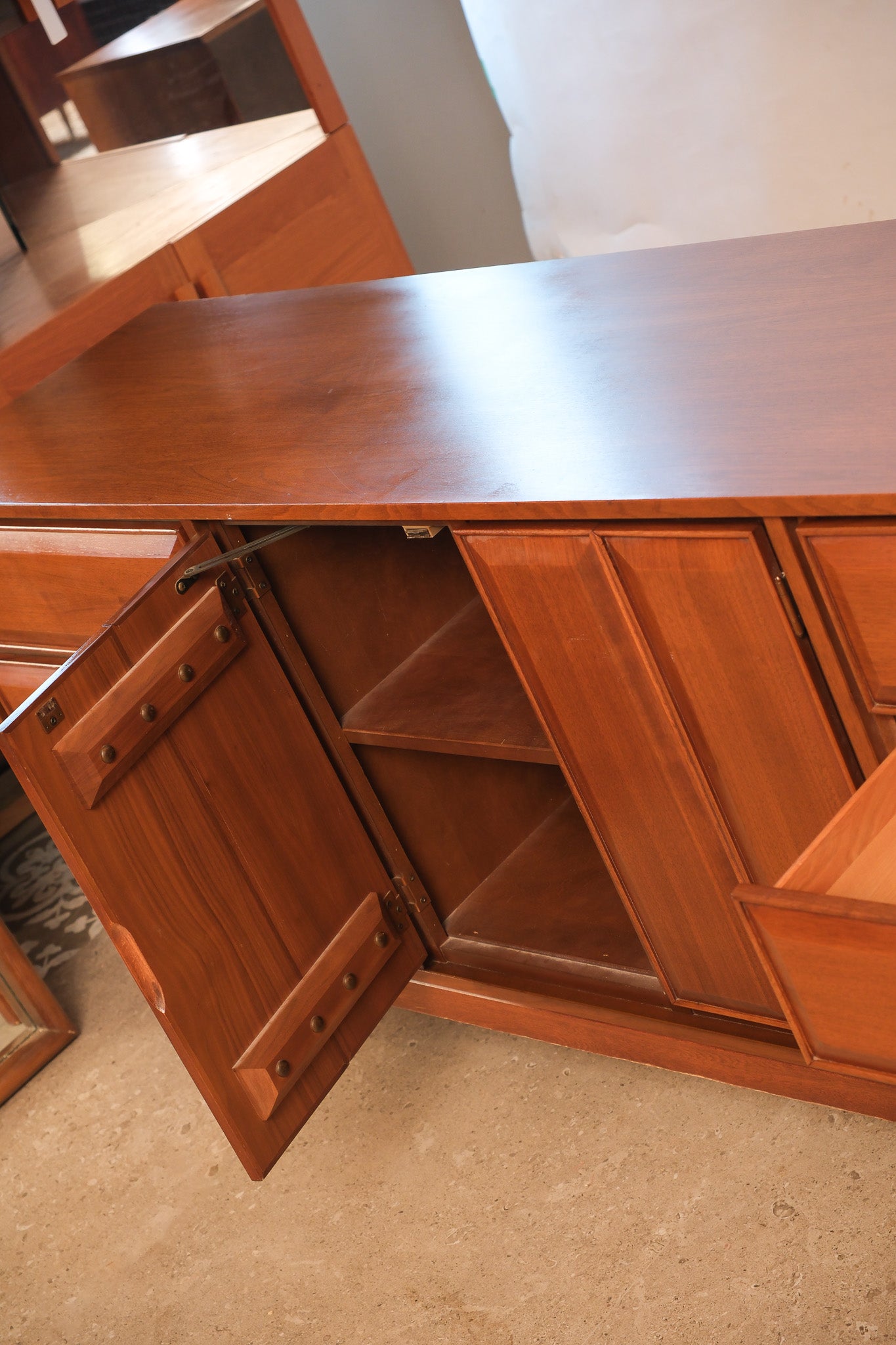MCM Walnut Dresser By HPL