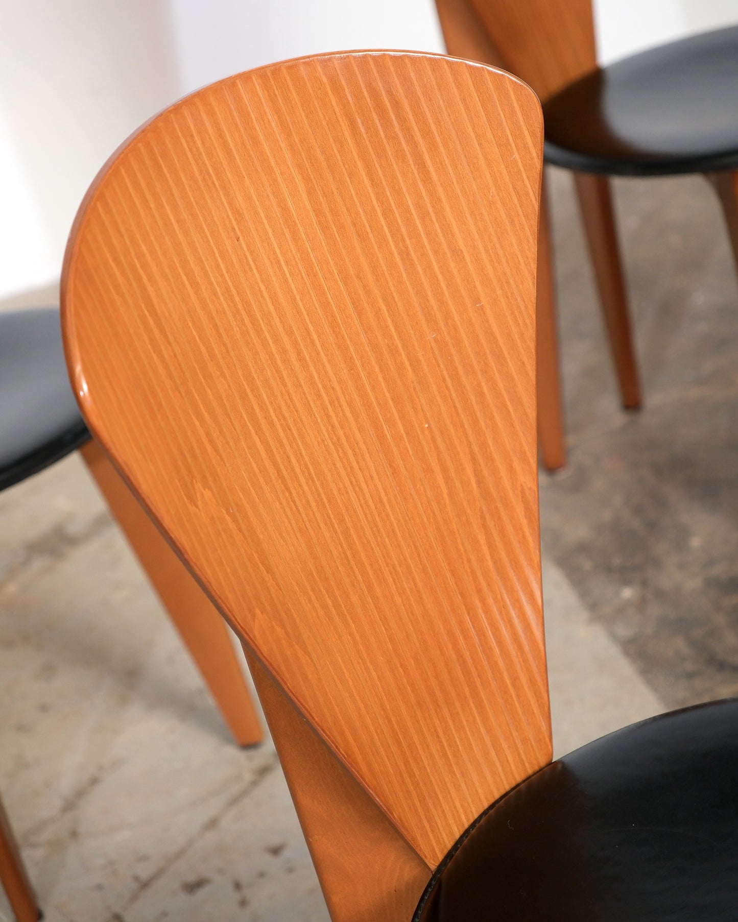 Italian Calligaris Postmodern Dining Chairs (1980s)