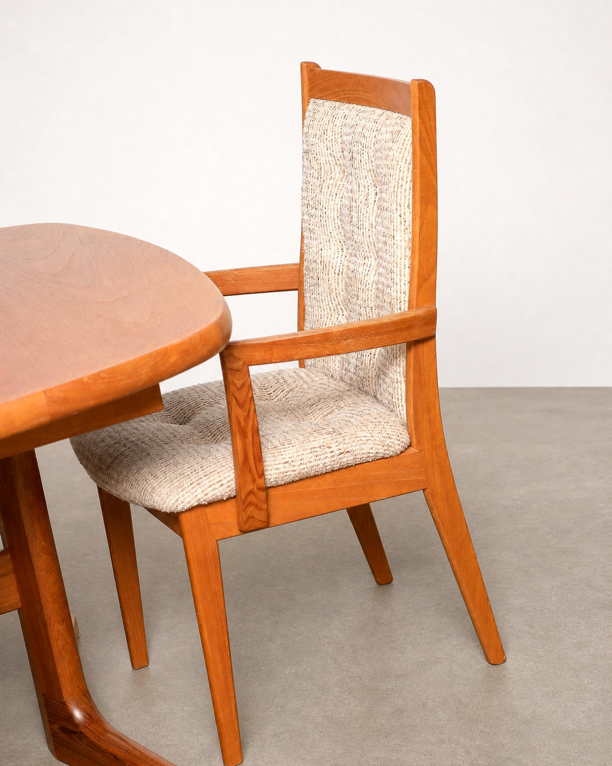 Mid-Century Modern Teak Dining Table Set by Northern Industries