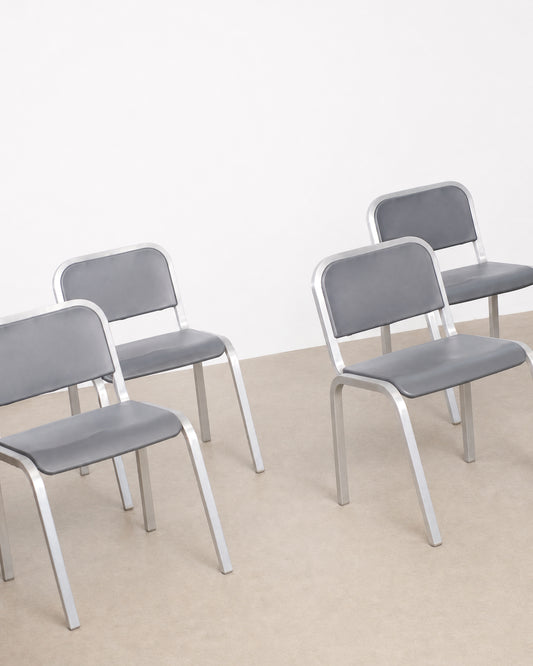 Emeco 1951 Chair Set by Sottsass