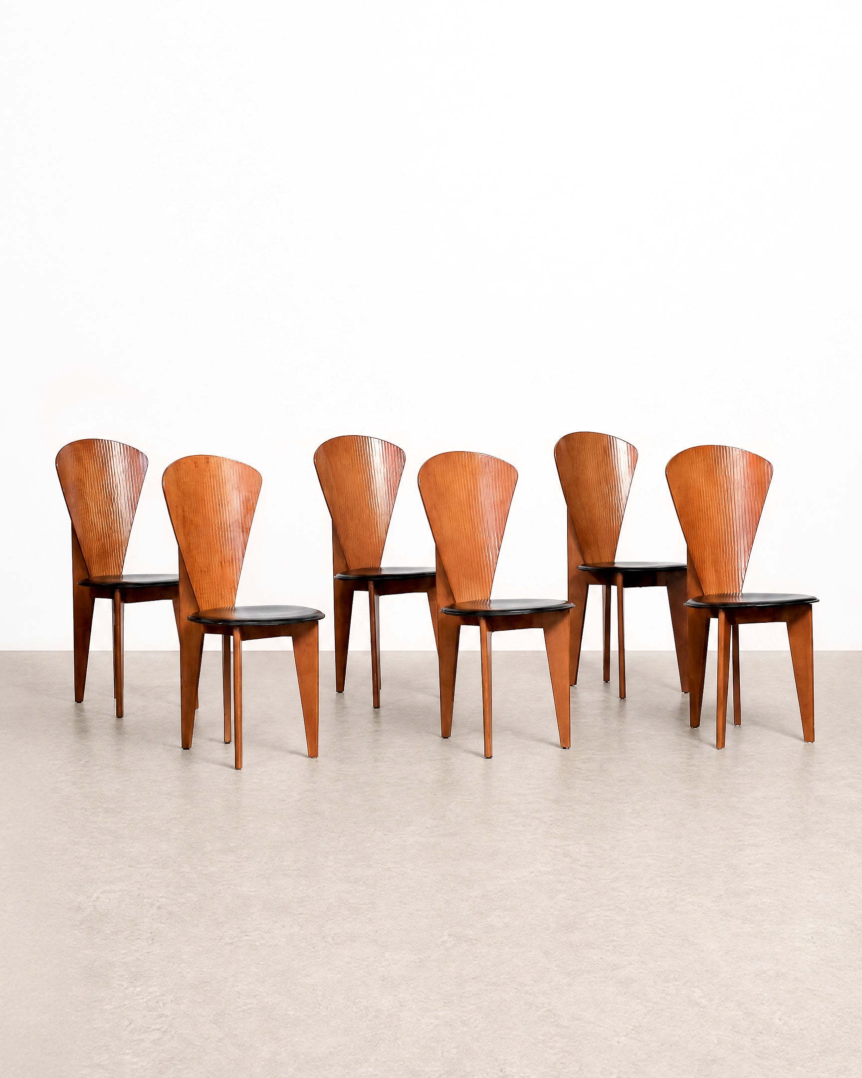 Italian Calligaris Postmodern Dining Chairs (1980s) – Miw Vintage