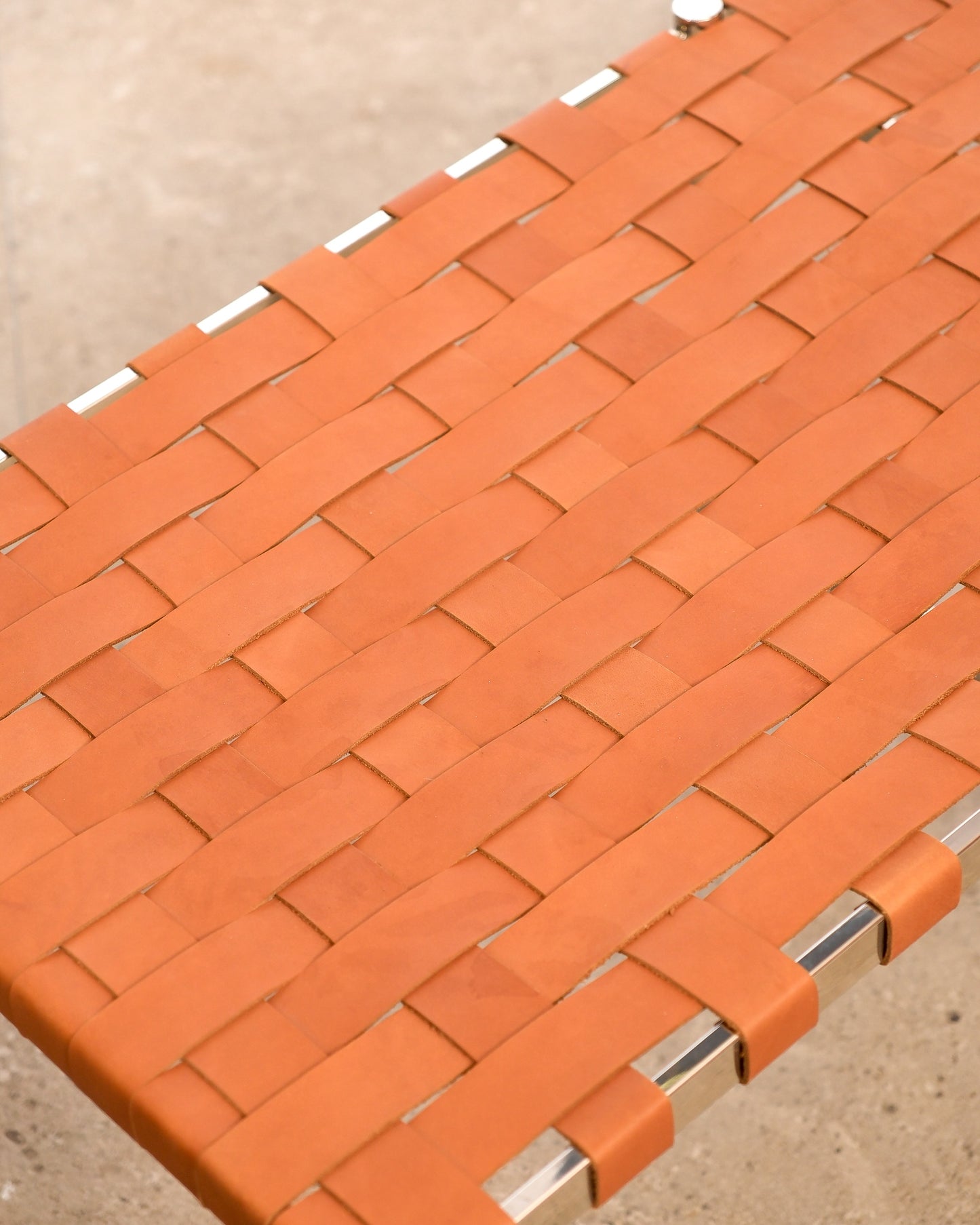 Chestnut Leather Kennedy Bench By United Strangers