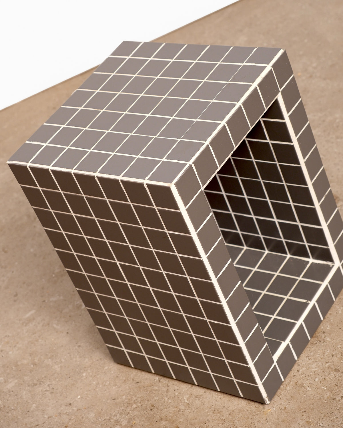 Tiled Dark Grey Coffee Table
