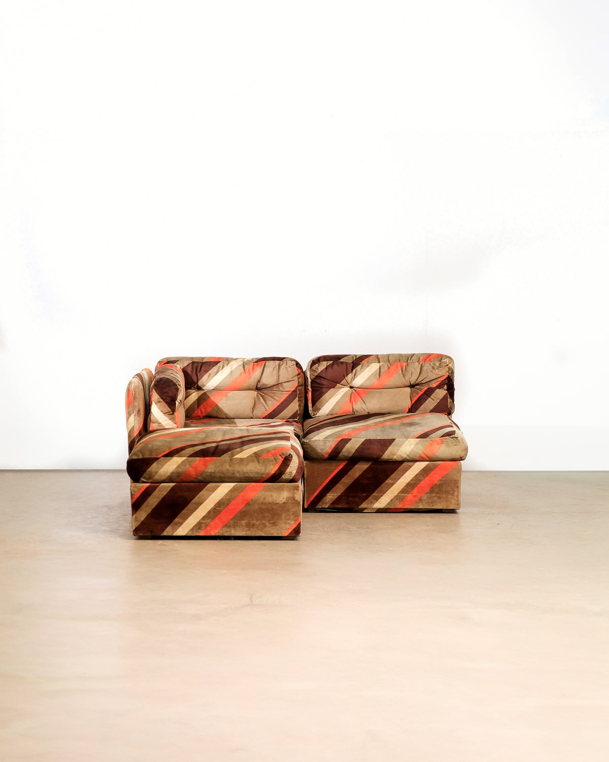 Vintage Modular Sofa by Luigi Tiengo for Cimon (1974, 4-Piece)