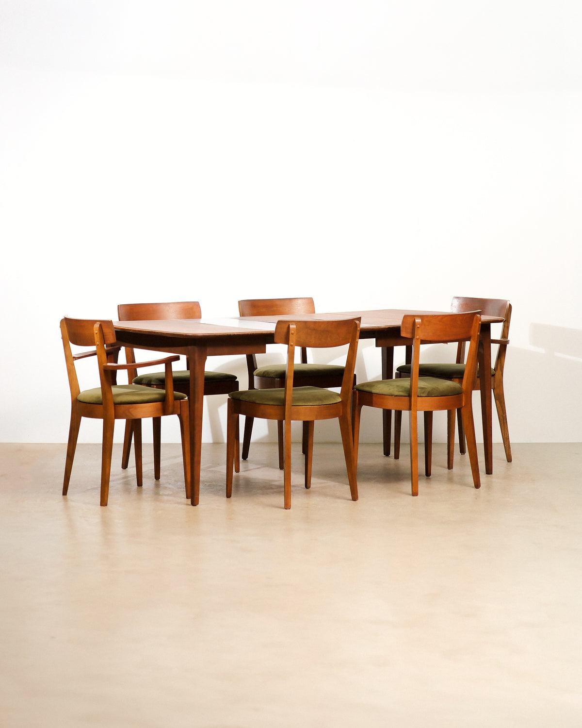 Mid-Century Modern Dark Walnut Dining Set by KF (1962)