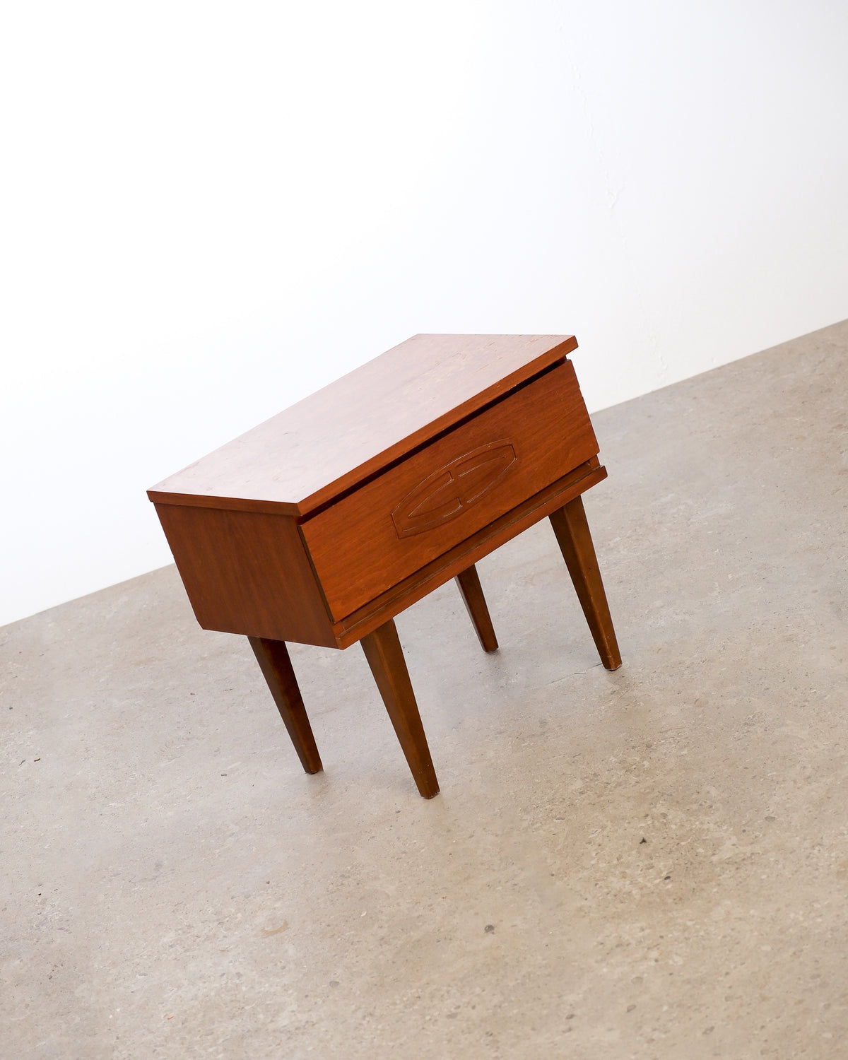 Mid-Century Modern Walnut Nightstand