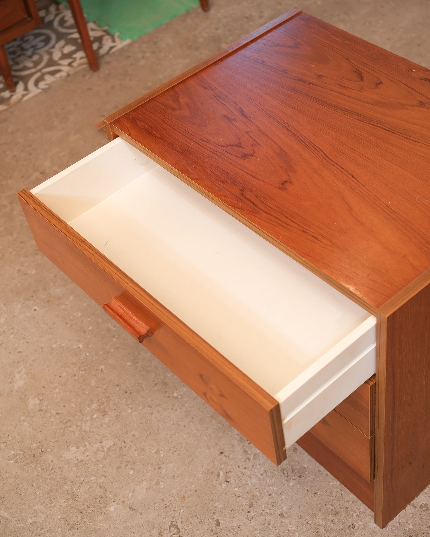 MCM Teak Nightstand / End Table