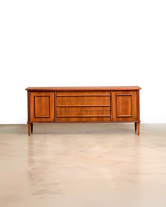 MCM Walnut Refurbished Credenza / Dresser
