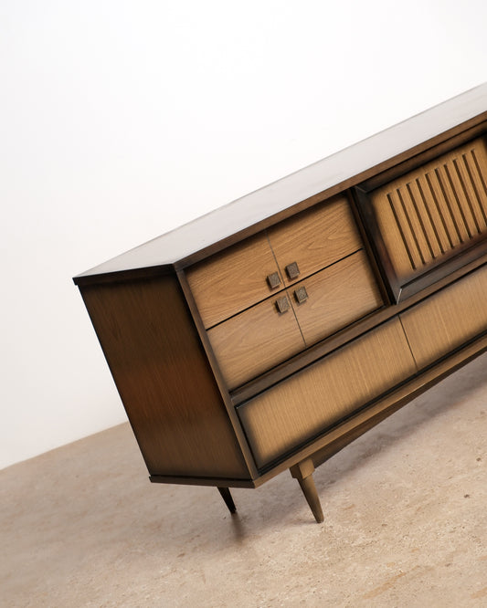 MCM Walnut Contemporary Dresser