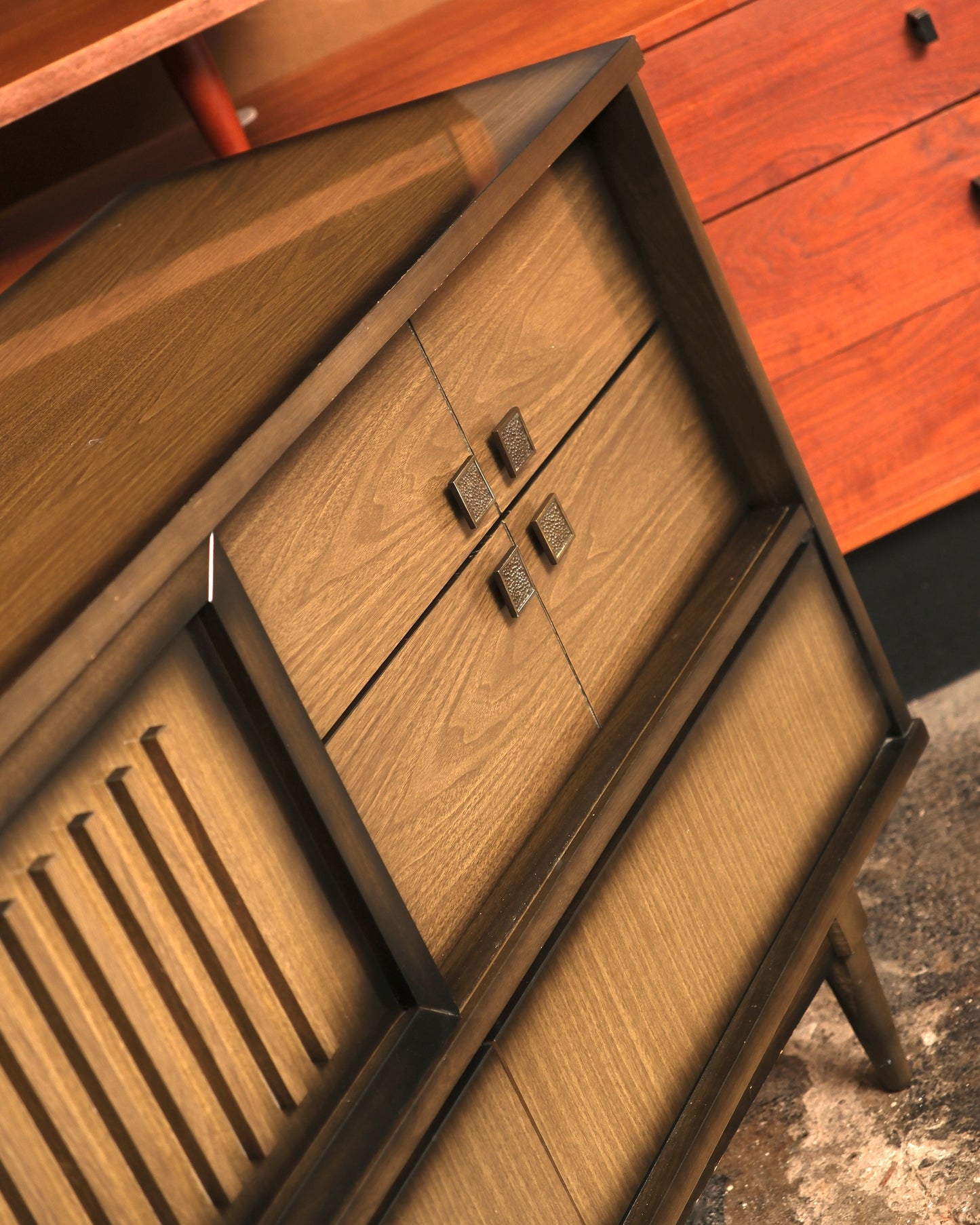 MCM Walnut Contemporary Dresser