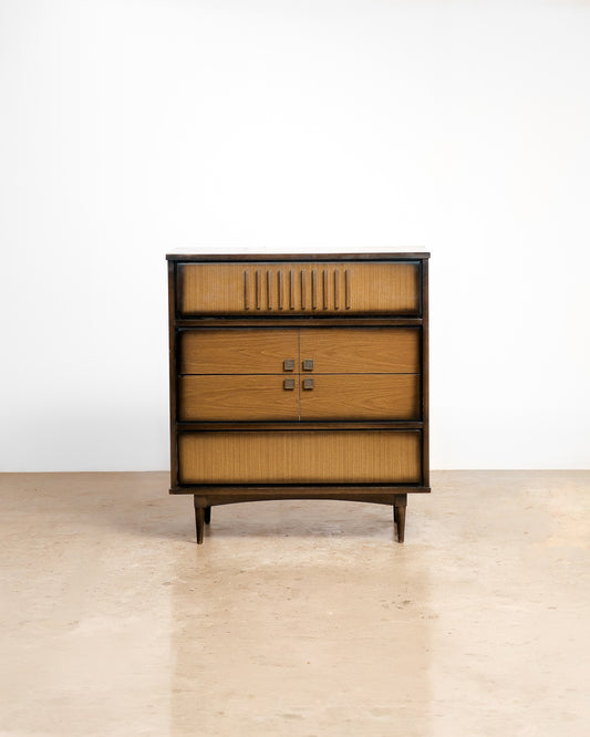 MCM Walnut Contemporary Tallboy