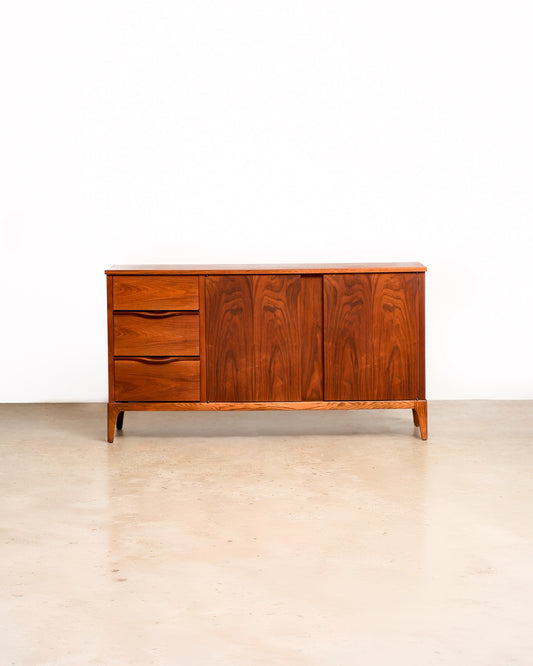 MCM Walnut Refurbished Sideboard by KF