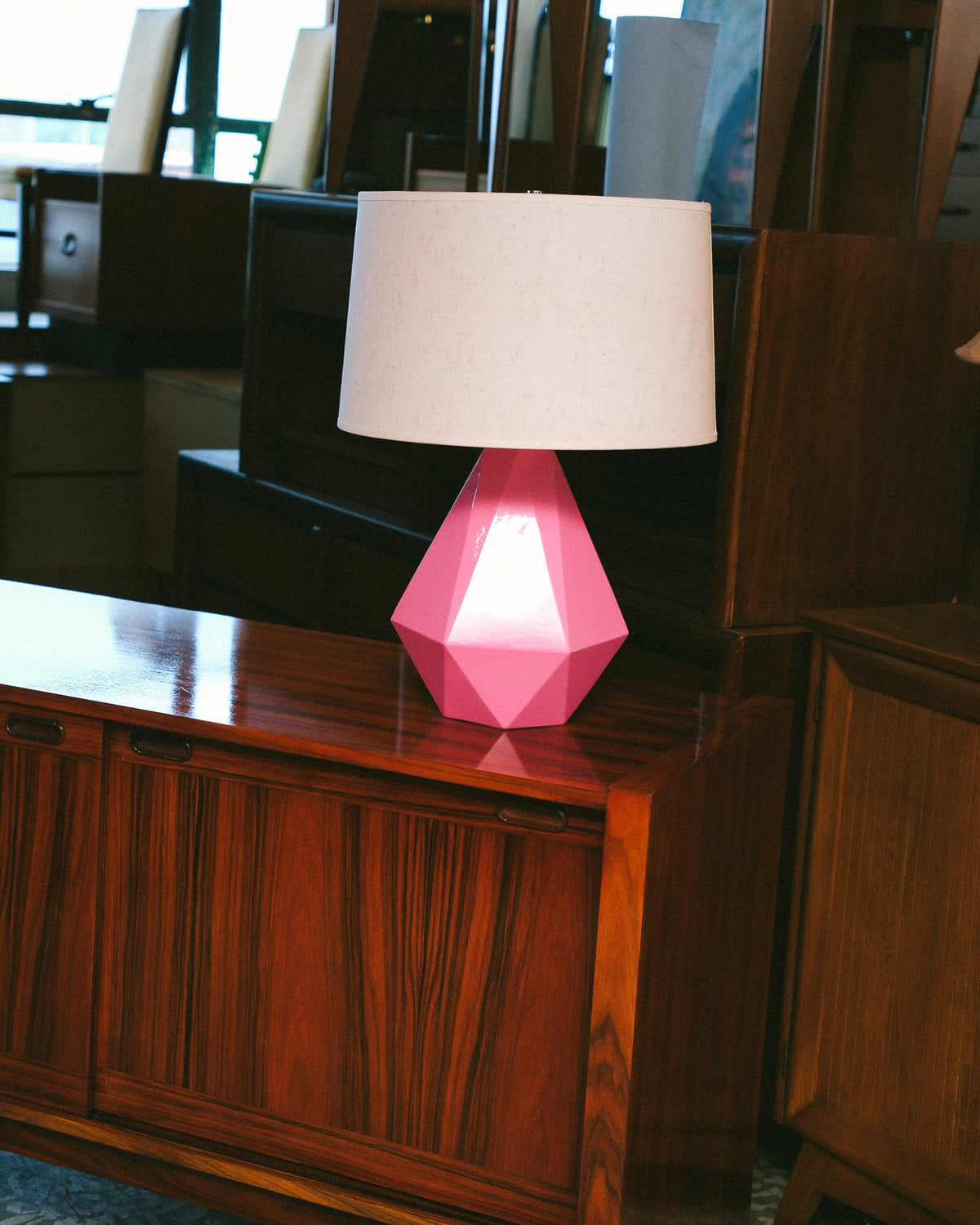 Delta Table Lamp by Robert Abbey