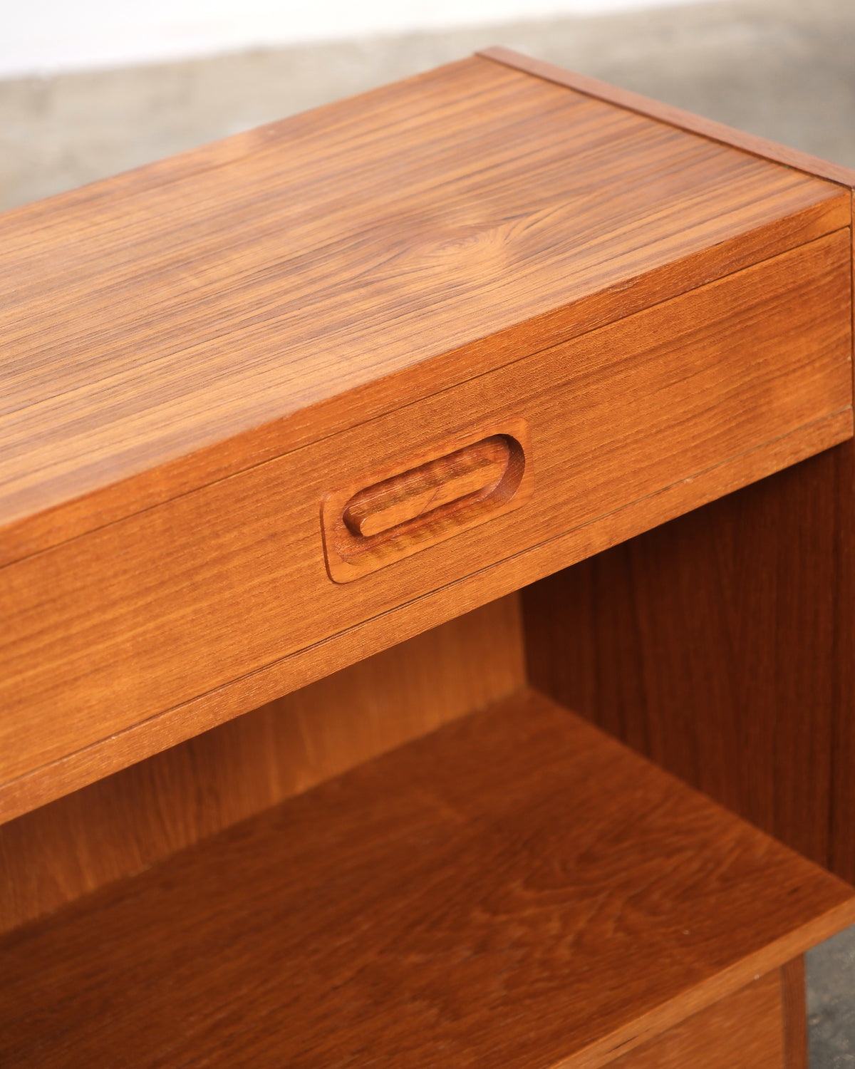 Mid-Century Modern Danish Teak Nightstand Set by Dyrlund