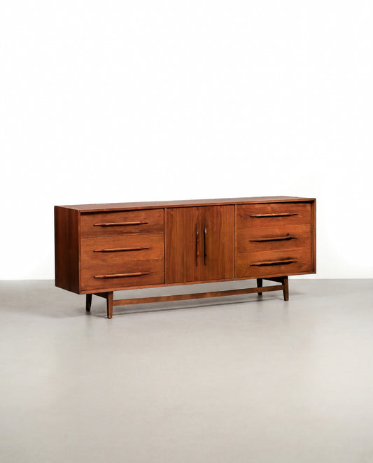 MCM Dark Walnut Dresser / Sideboard
