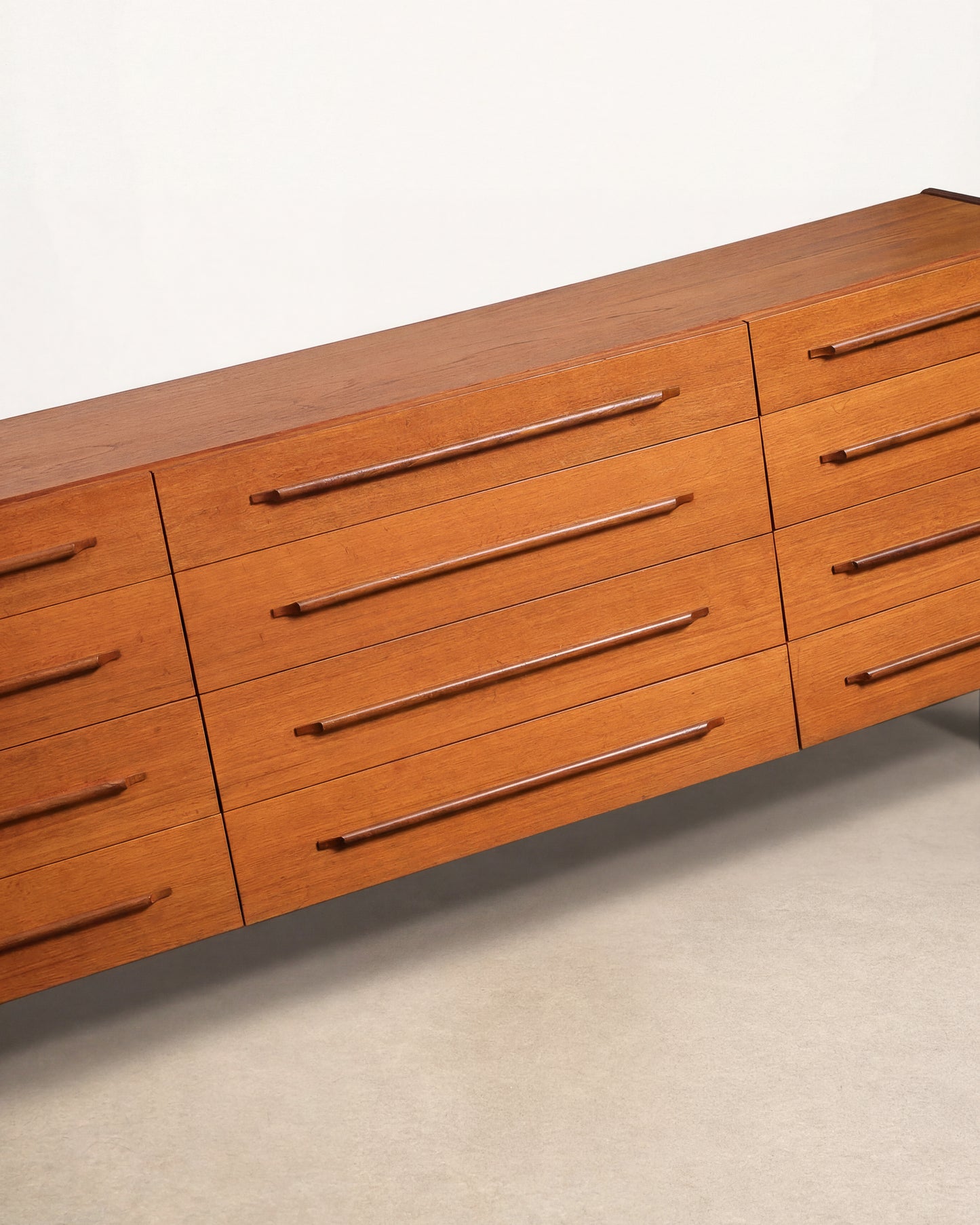 MCM Teak 12-Drawer Dresser