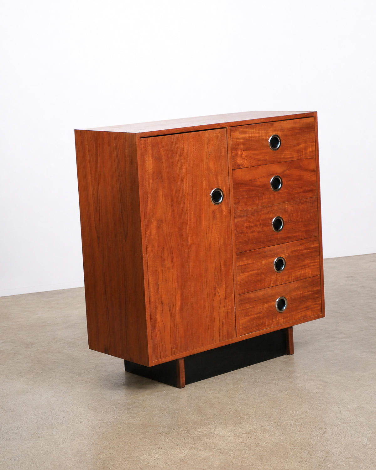 Mid-Century Modern Teak Tallboy Dresser by RS Furniture