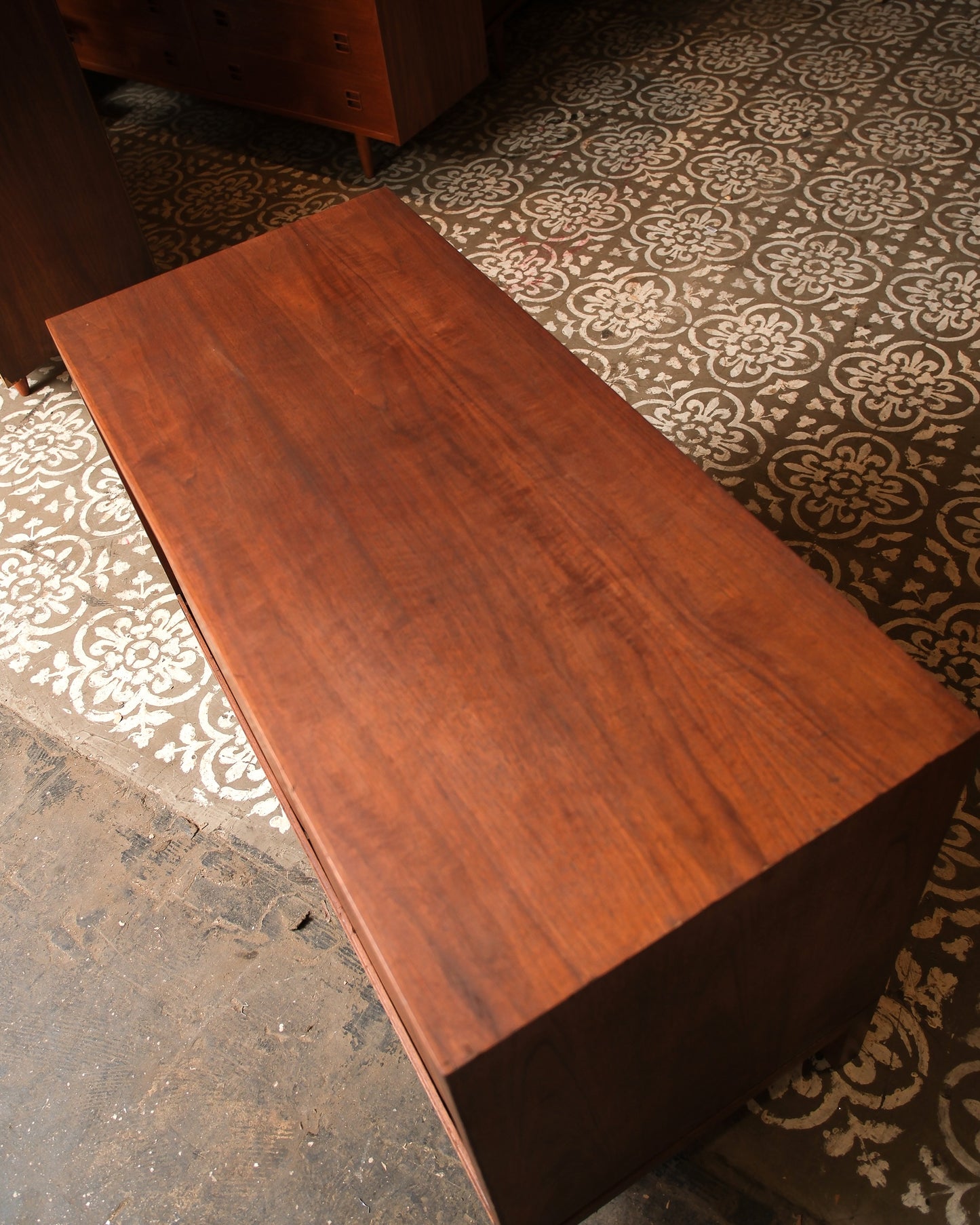 MCM Walnut Tambour Door Cabinet by B.K. Johl Inc.