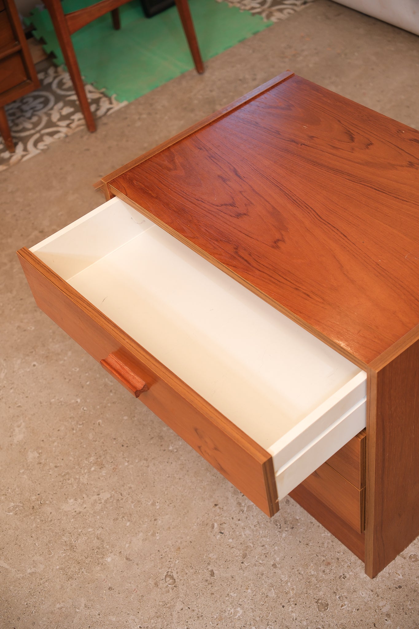 MCM Teak Nightstand / End Table