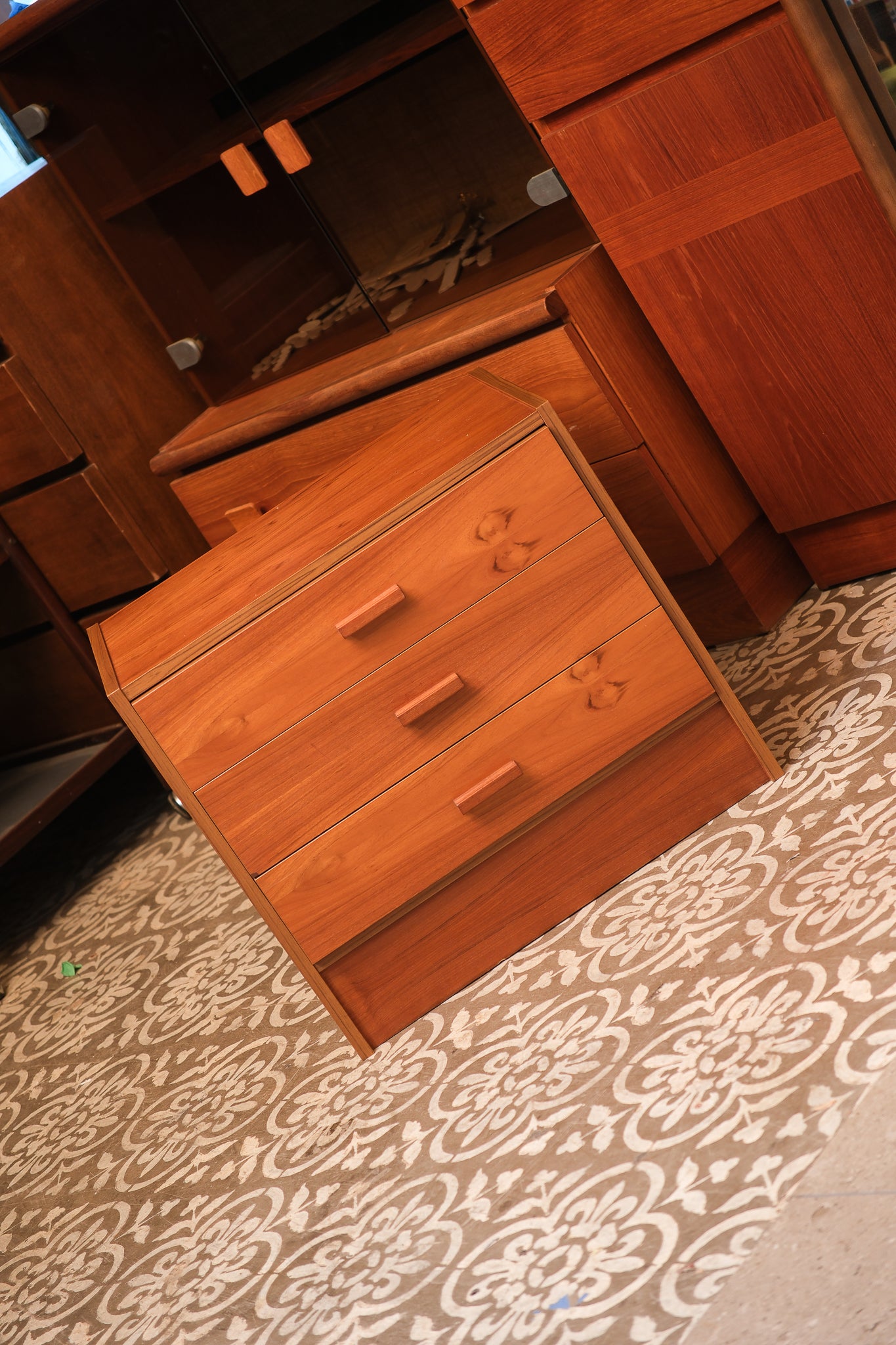 MCM Teak Nightstand / End Table