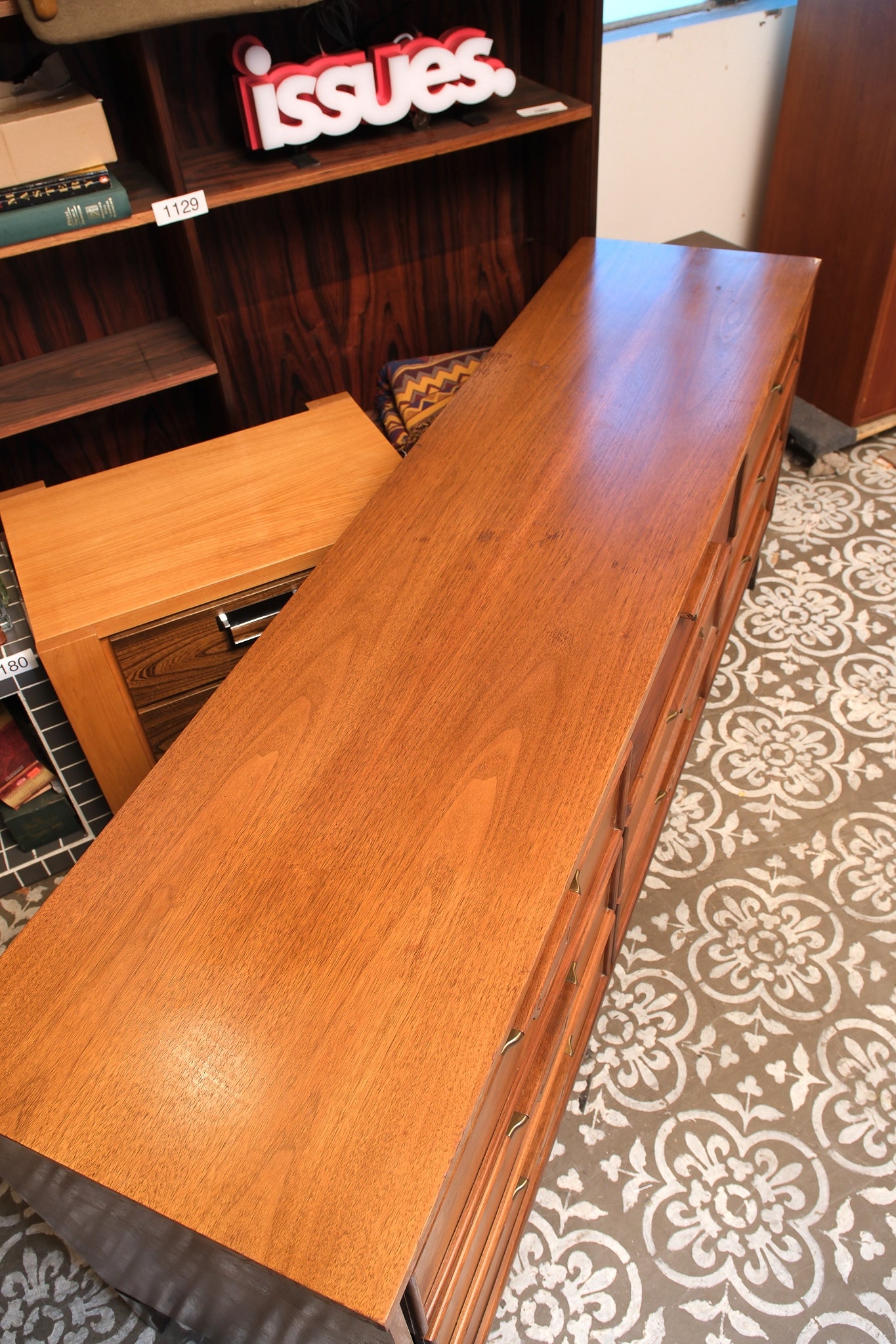 MCM Dark Walnut Minimalist Dresser