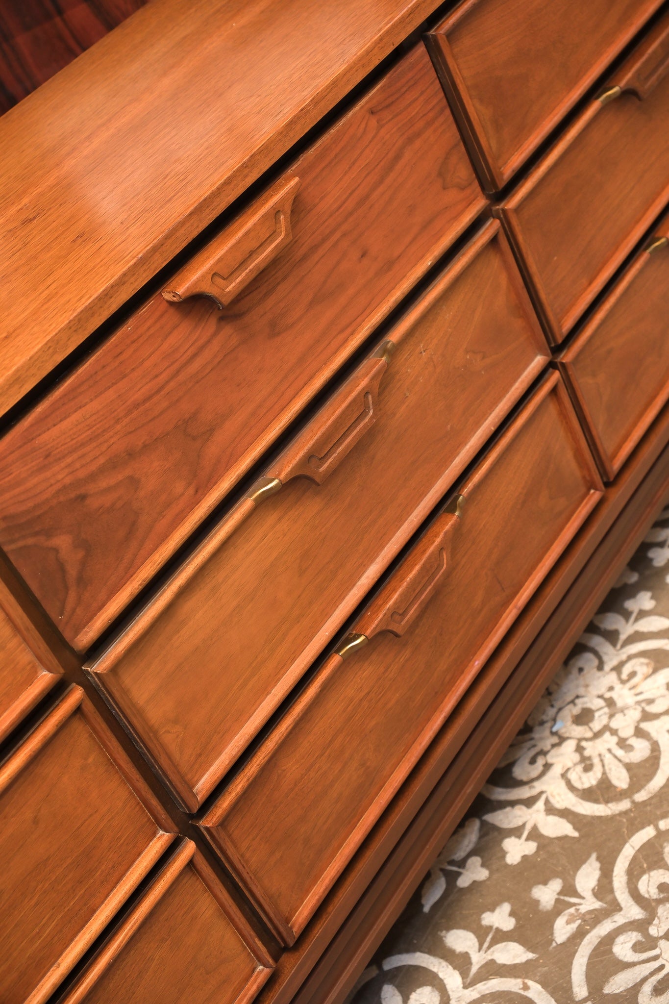 MCM Dark Walnut Minimalist Dresser
